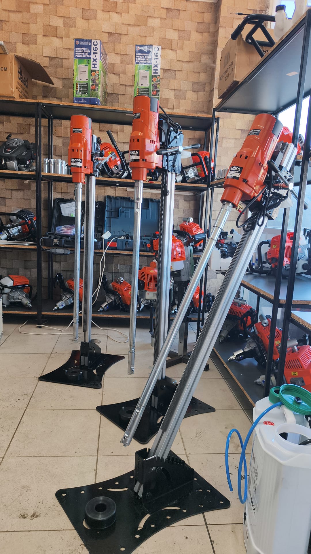 Elektirikli Açılı Ayaklı Sehpalı Profosyonel Makine - Anka Hilti Karot